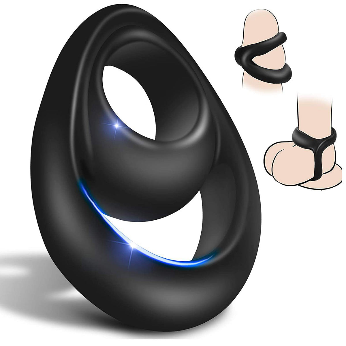ruff GEAR Silicone Big-O Cock & Ball Sling