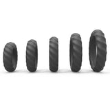 ruff GEAR Pure Silicone XACT Fit Cock Rings 5 Pack