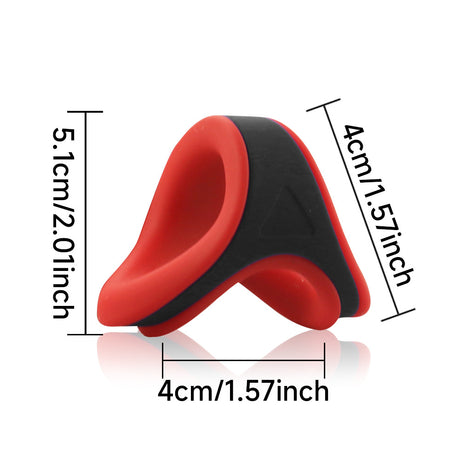 ruff GEAR Dual Core Cock & Ball Sling Red Black