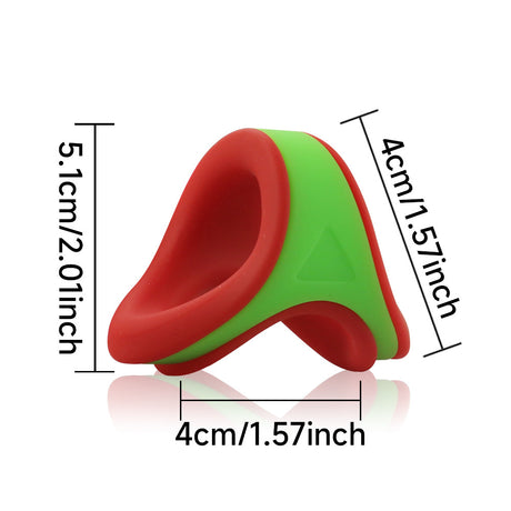 ruff GEAR Dual Core Cock & Ball Sling Red Green