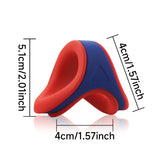 ruff GEAR Dual Core Cock & Ball Sling Red Dark Blue