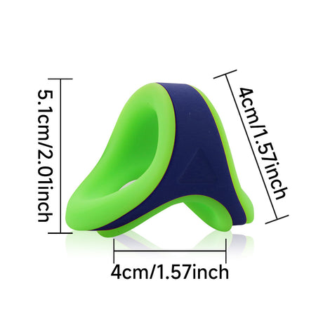 ruff GEAR Dual Core Cock & Ball Sling Green Dark Blue