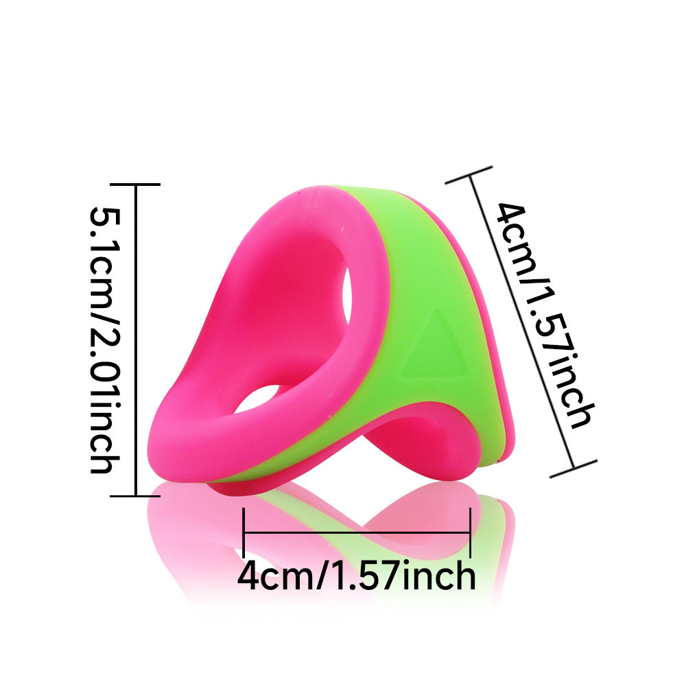 ruff GEAR Dual Core Cock & Ball Sling Rose Green