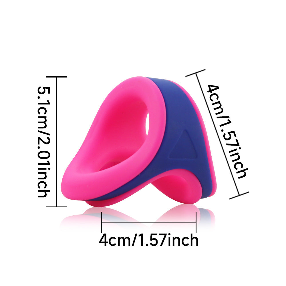 ruff GEAR Dual Core Cock & Ball Sling Rose Dark Blue