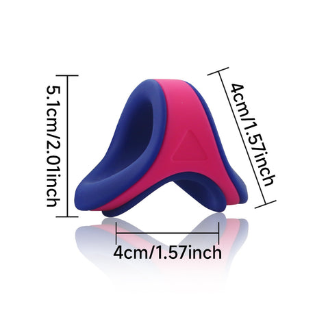 ruff GEAR Dual Core Cock & Ball Sling Dark Blue Rose