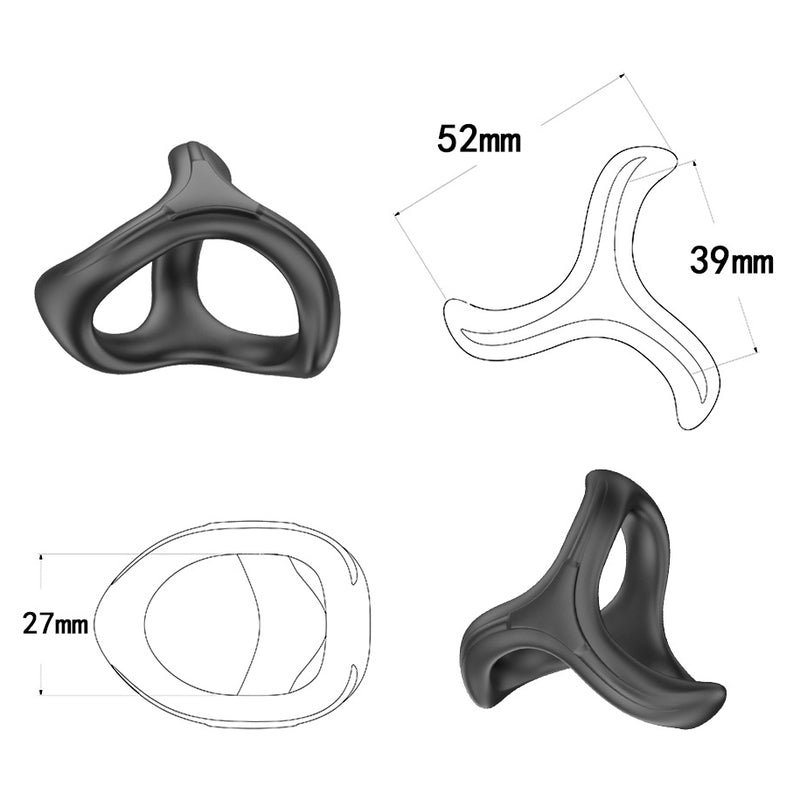 ruff GEAR Silicone Triple Curve Cock & Ball Sling