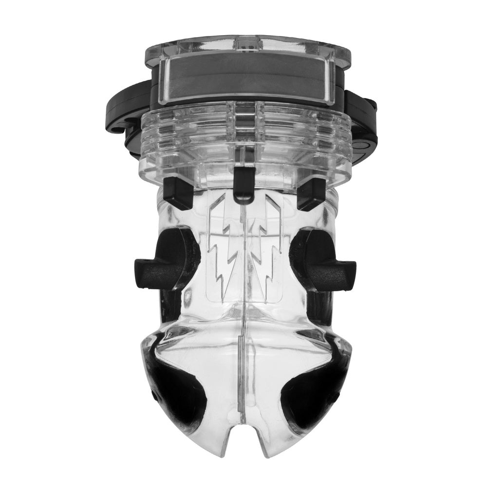 LOCK4D Electro Chastity Cage White