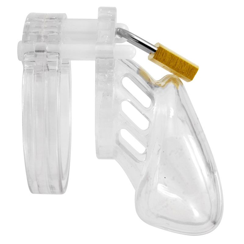 LOCK4D Original Chastity Cage S/M Clear