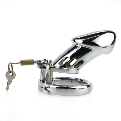 LOCK4D Steel V1 Chastity Cock Cage Small