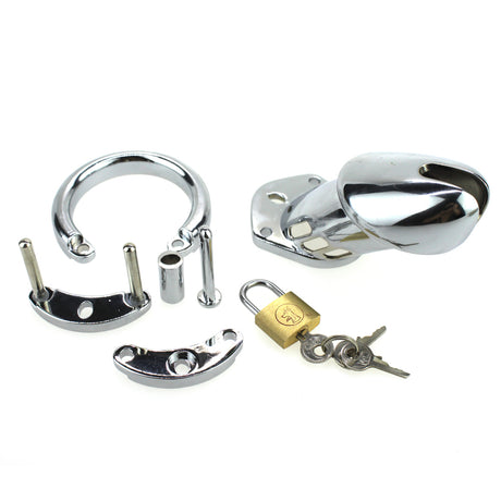 LOCK4D Steel V1 Chastity Cock Cage Small