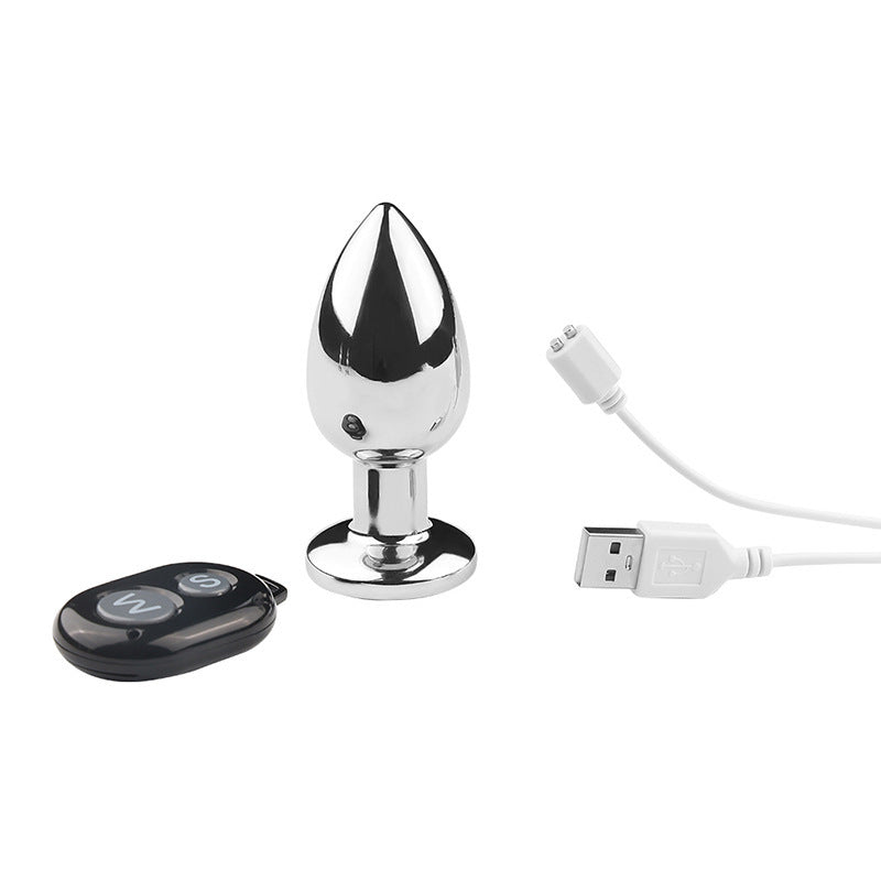Command Stainless Steel Vibrating Butt Plug