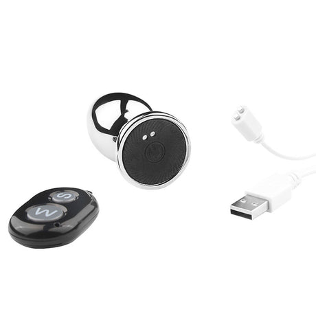 Command Stainless Steel Vibrating Butt Plug