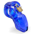 LOCK4D Elite Chastity Cock Cage Blue
