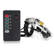 LOCK4D Electro Chastity Cage Kit Clear