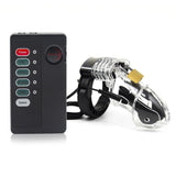 LOCK4D Electro Chastity Cage Kit Clear