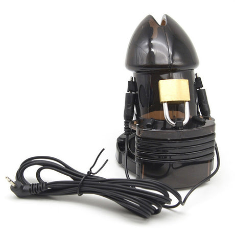 LOCK4D Electro Chastity Cage Kit Black