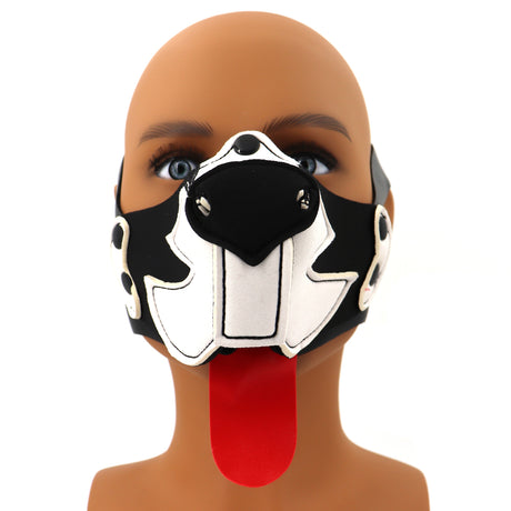 Growler Pup Muzzle Black White
