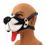 Growler Pup Muzzle Black White