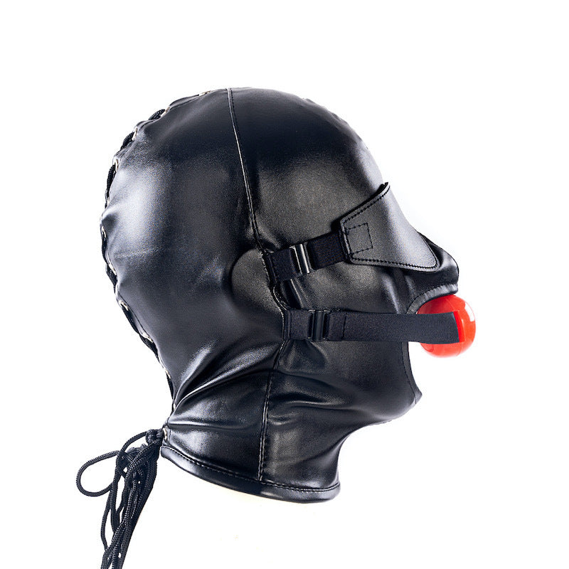 Basixxx Hood with Blindfold and Mouth Gag