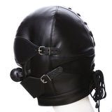 Basixxx Mouth Gag + Blindfold Gimp Hood