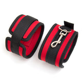 BASIXXX Nylon Padded Quick Release Under Bed Restraint Kit Red