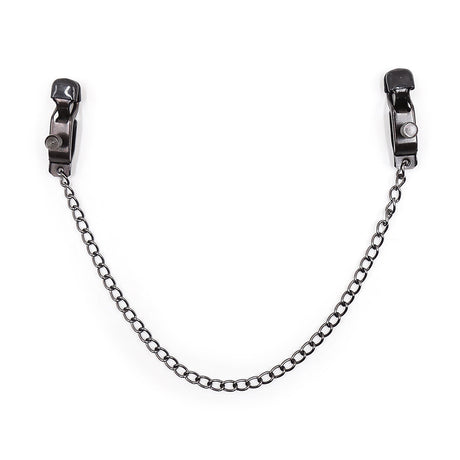 ruff GEAR Ultimate Nipple Clamps with Chain Black