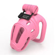 LOCK4D Armoured Bent Ring Chastity Cage Pink Limited Edition