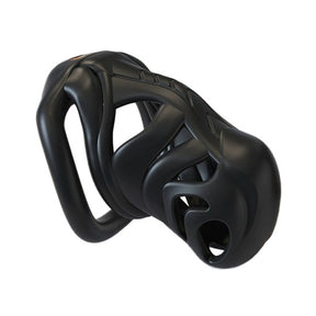 LOCK4D Xenomorph Bent Ring Chastity Cock Cage Medium