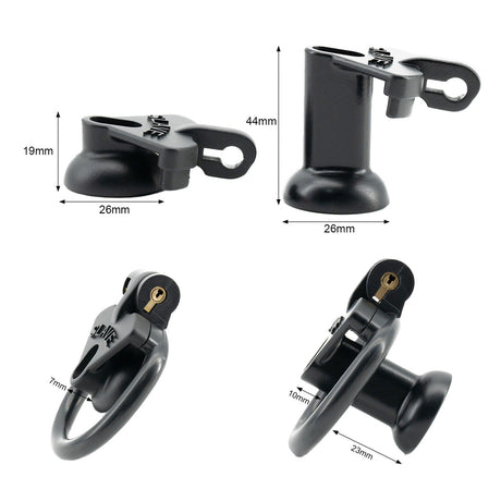 LOCK4D Slave Chastity Cock Cage Medium