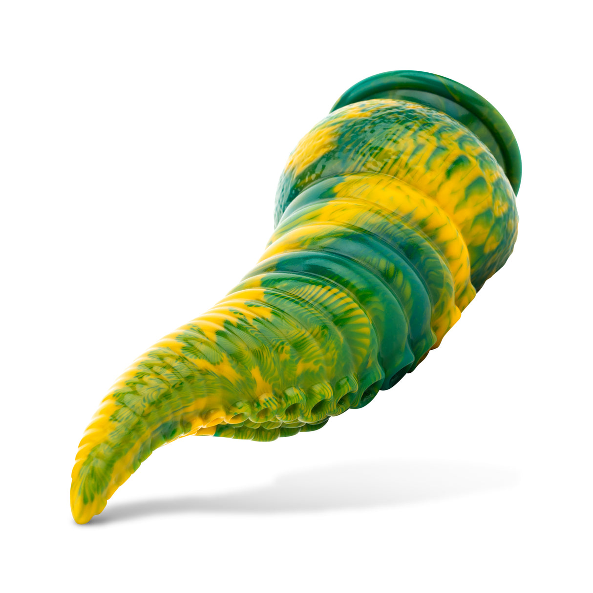 Mythical Mates Tentacle Delight Octopus Dildo 8.7 Inch Green Yellow