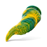 Mythical Mates Tentacle Delight Octopus Dildo 8.7 Inch Green Yellow