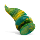 Mythical Mates Tentacle Delight Octopus Dildo 8.7 Inch Green Yellow