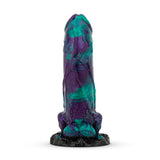 Mythical Mates Dragonfly Dildo 8.9 Inch Purple Green