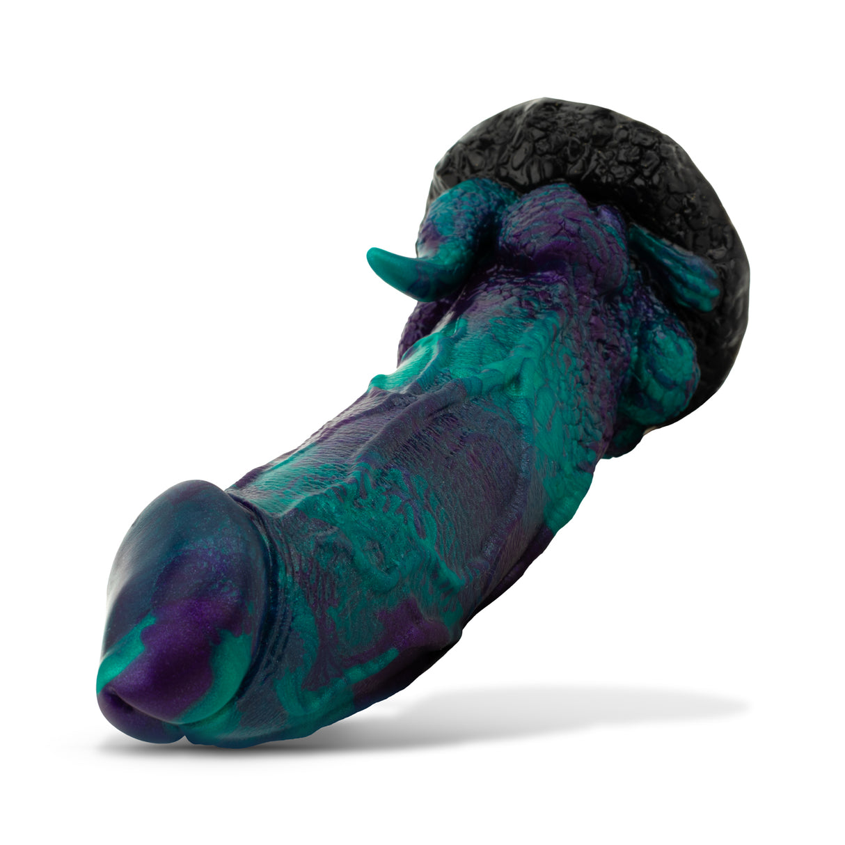 Mythical Mates Dragonfly Dildo 8.9 Inch Purple Green