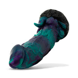 Mythical Mates Dragonfly Dildo 8.9 Inch Purple Green