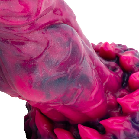 Mythical Mates Another World Dildo 8.8 Inch Pink Purple