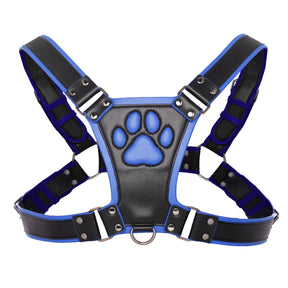Master Series Alpha Pup Bulldog Harness Blue