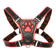 Master Series Alpha Pup Bulldog Harness Red