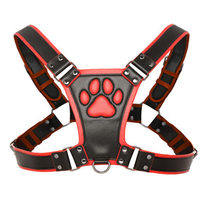 Master Series Alpha Pup Bulldog Harness Red