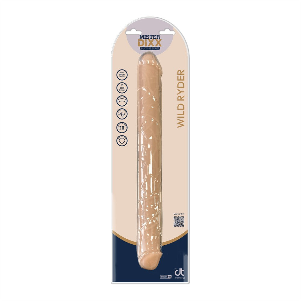 Mister Dixx Wild Ryder 15 Inch Silicone Double Dong Light