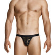 Modus Vivendi Floral Lace Thong Black