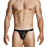 Modus Vivendi Floral Lace Thong Black