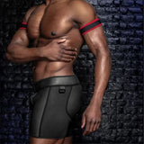 Mr S Leather Carpenter Triple Zip Short