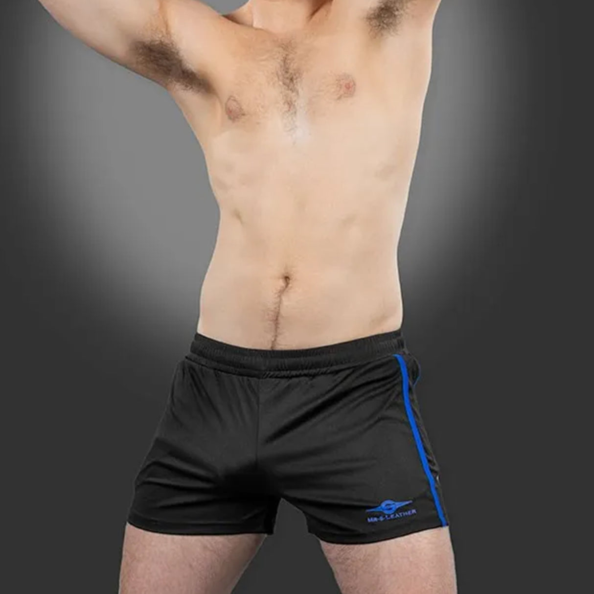 Mr S Leather Baller Short Blue