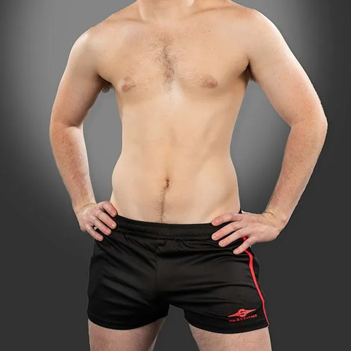 Mr S Leather Baller Short Red