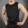 Mr S Leather Baller Tank Top Grey