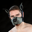 Mr S Leather Neoprene K9 Muzzle Grey