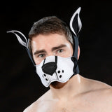 Mr S Leather Neoprene K9 Muzzle White