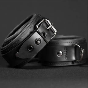 Mr S Leather Neoprene Locking Ankle Restraints