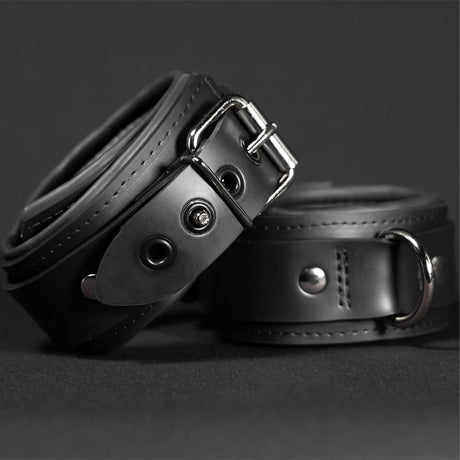 Mr S Leather Neoprene Locking Ankle Restraints